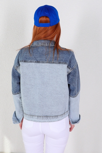 AKS-17065 Saks Mavisi Düz Şapka - 3