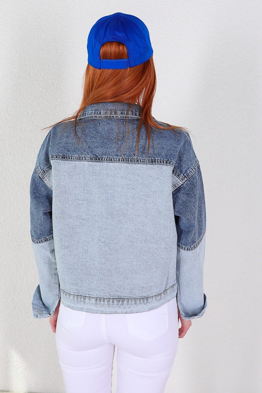 AKS-17065 Saks Mavisi Düz Şapka - 3