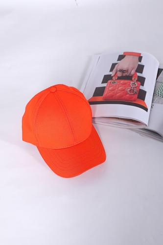 AKS-17065 Turuncu Düz Şapka 