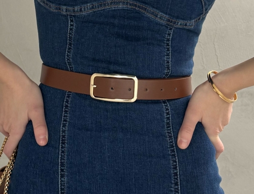 AKS-17097 Taba Gold Tokalı Suni Deri Kemer - Cappmoda