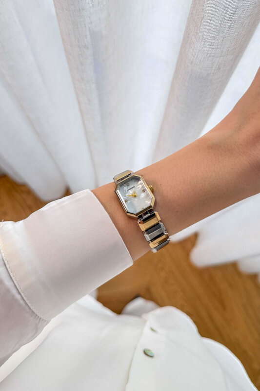 Aria Serisi Bej Rugan Babet-Çanta-Kemer-Saat Seti - 5