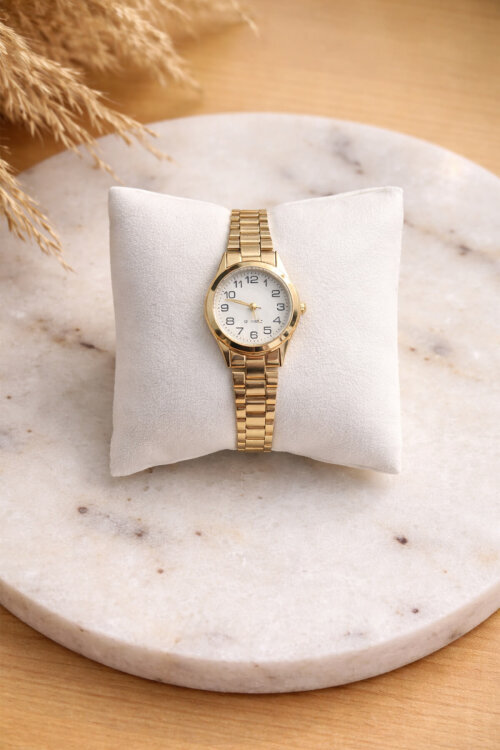 Ariel Gold Klasik Yuvarlak Kasa Metal Kordon Kadın Kol Saati - 1