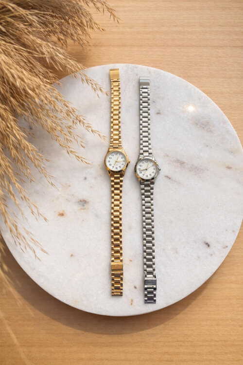 Ariel Silver Klasik Yuvarlak Kasa Metal Kordon Kadın Kol Saati (1)