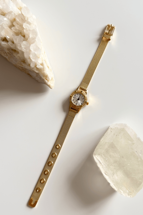 Auris Gold Çelik Hasır Kordon Kadın Kol Saati 