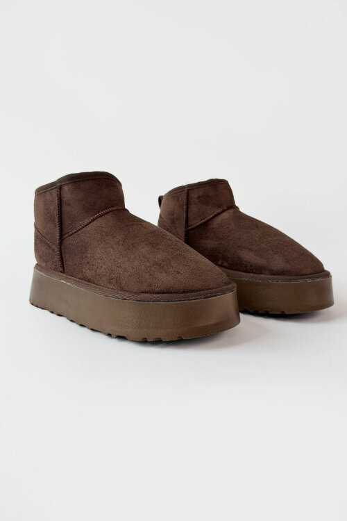 AYK-1022 Acı Kahve İçi Kürklü Orta Boy Kışlık Bot - 7