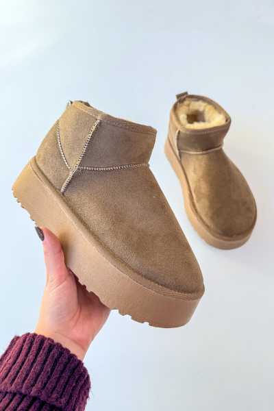 AYK-1022 Vizon İçi Kürklü Orta Boy Kışlık Bot