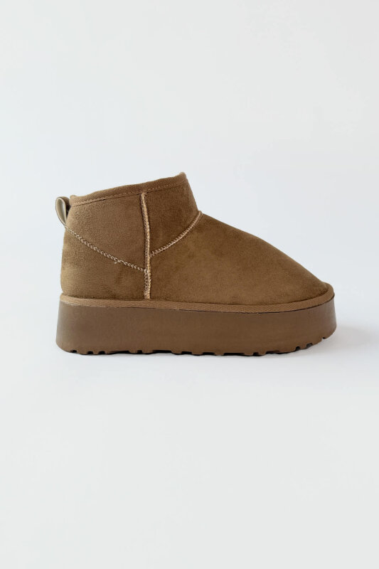 AYK-1022 Vizon İçi Kürklü Orta Boy Kışlık Bot - 1