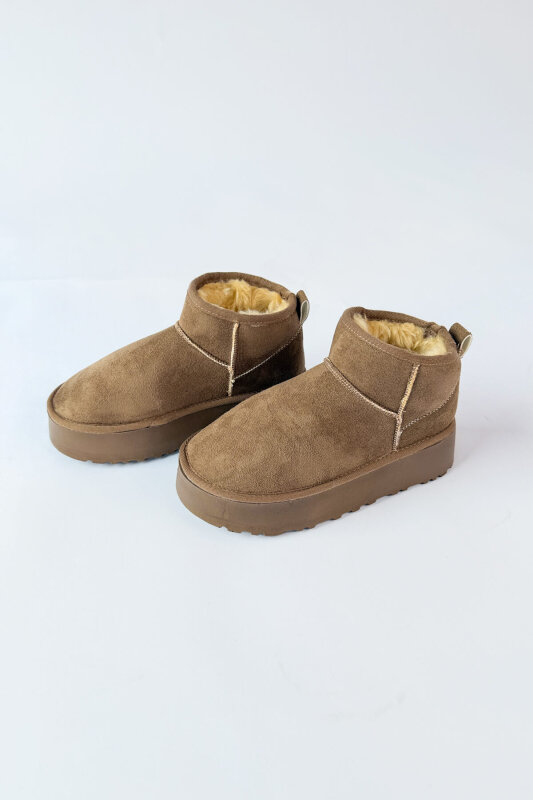 AYK-1022 Vizon İçi Kürklü Orta Boy Kışlık Bot - 7