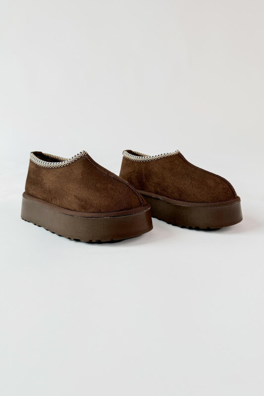 AYK-1023 Acı Kahve İçi Kürklü Bilek Boy Bot - 3