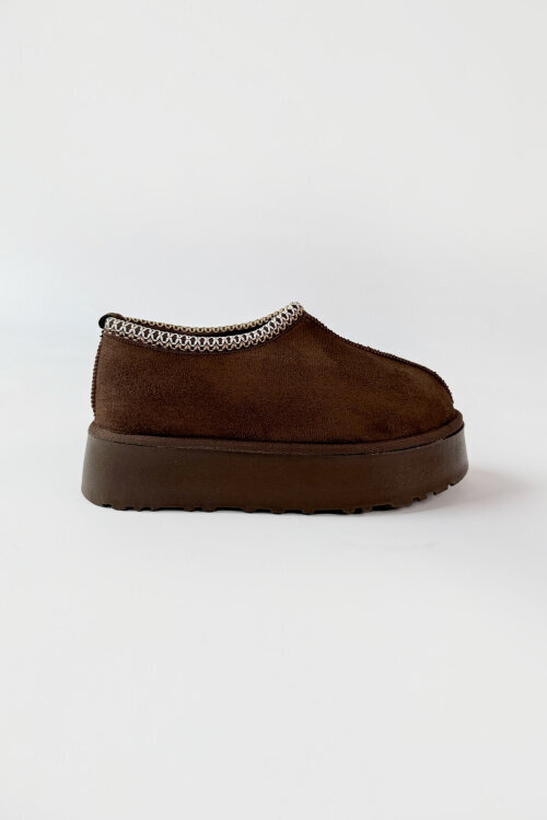 AYK-1023 Acı Kahve İçi Kürklü Bilek Boy Bot