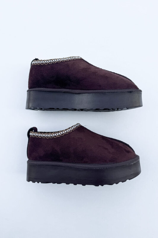 AYK-1023 Acı Kahve İçi Kürklü Bilek Boy Bot - 3