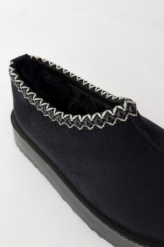 AYK-1023 Siyah İçi Kürklü Bilek Boy Bot - 2