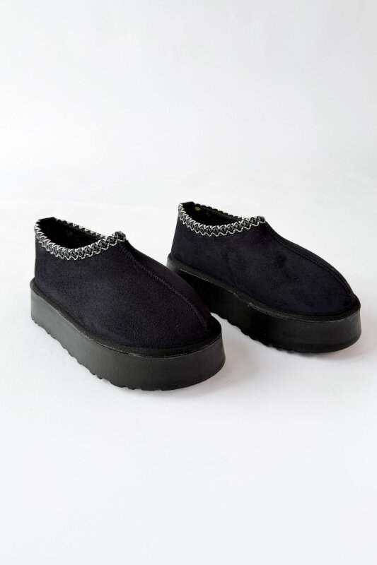 AYK-1023 Siyah İçi Kürklü Bilek Boy Bot - 5