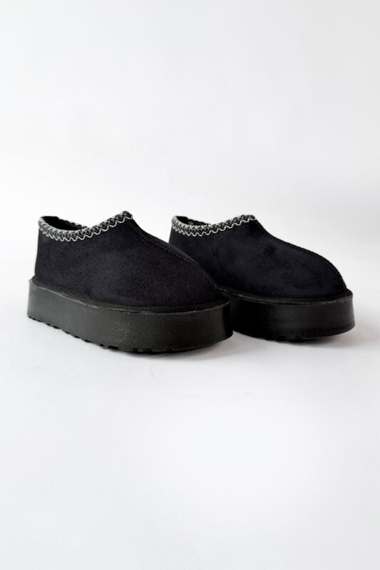 AYK-1023 Siyah İçi Kürklü Bilek Boy Bot - 4