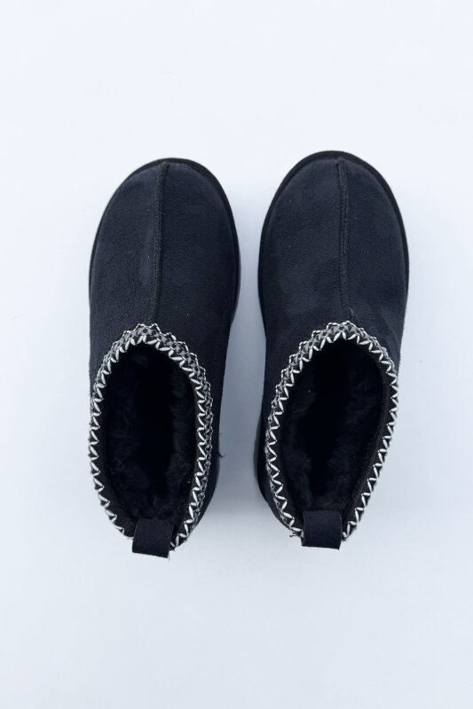 AYK-1023 Siyah İçi Kürklü Bilek Boy Bot - 4