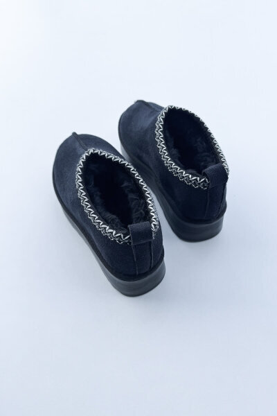 AYK-1023 Siyah İçi Kürklü Bilek Boy Bot - 5