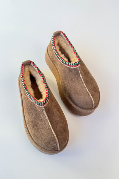 AYK-1023 Vizon İçi Kürklü Bilek Boy Bot (1)