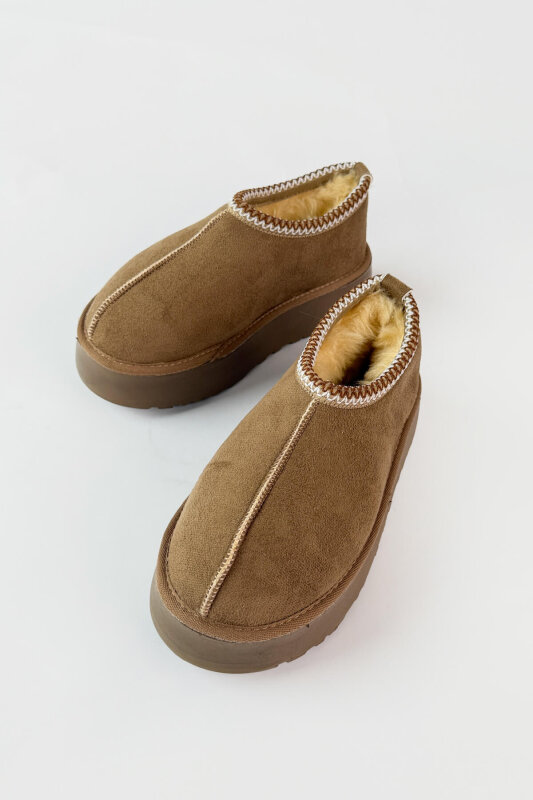 AYK-1023 Vizon İçi Kürklü Bilek Boy Bot - 5