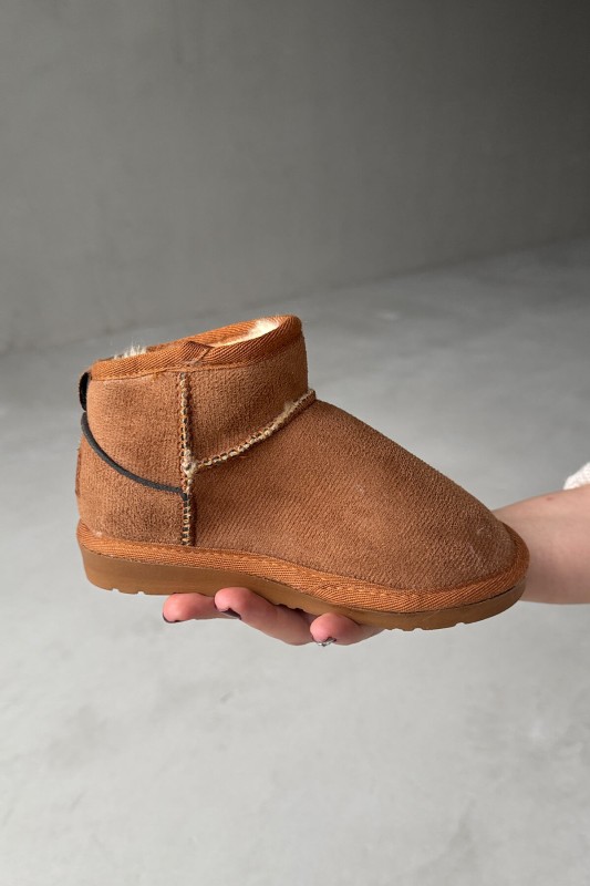 ÇCK-9001 Taba Mini İçi Kürklü Yumuşak Taban Çocuk Bot - 2