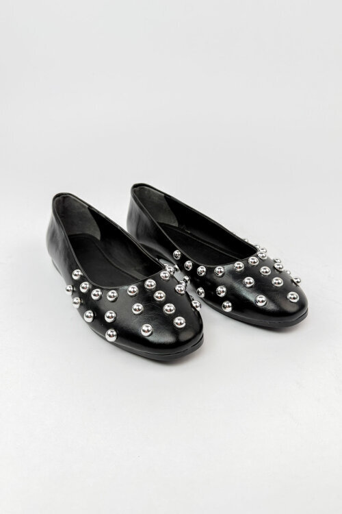 BBT-147 Siyah Rugan Troklu Comfort Babet  - 2