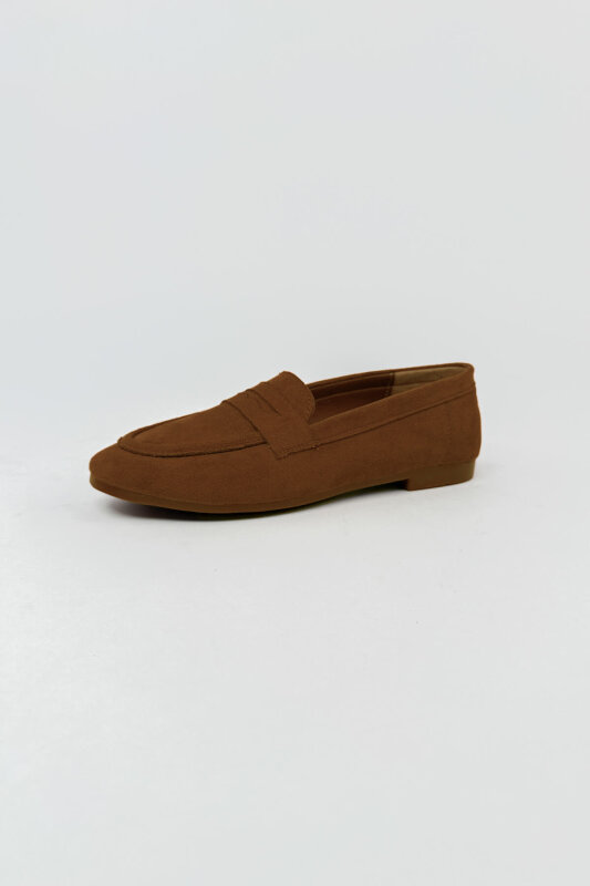 BBT-150 Acı Kahve Süet Klasik Loafer - 3