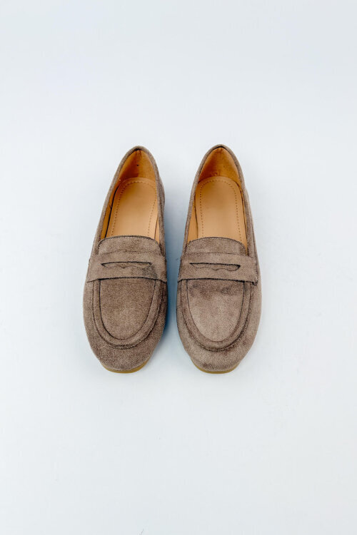 BBT-150 Vizon Süet Klasik Loafer (1)