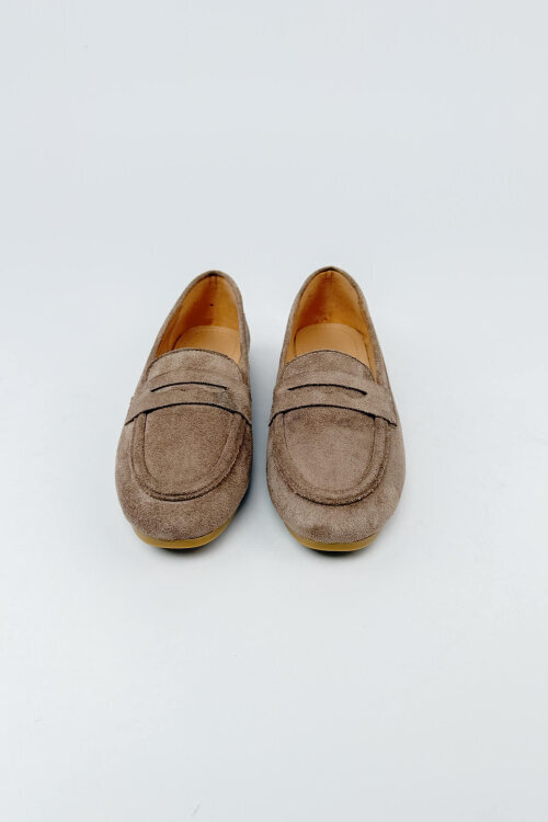 BBT-150 Vizon Süet Klasik Loafer - 4