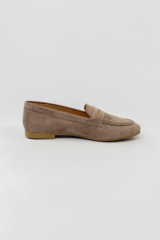 BBT-150 Vizon Süet Klasik Loafer - 1