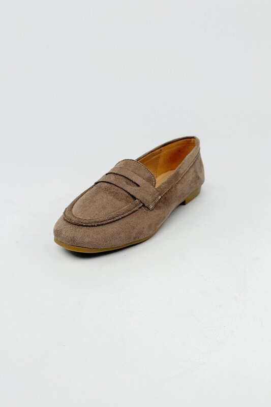 BBT-150 Vizon Süet Klasik Loafer - 3