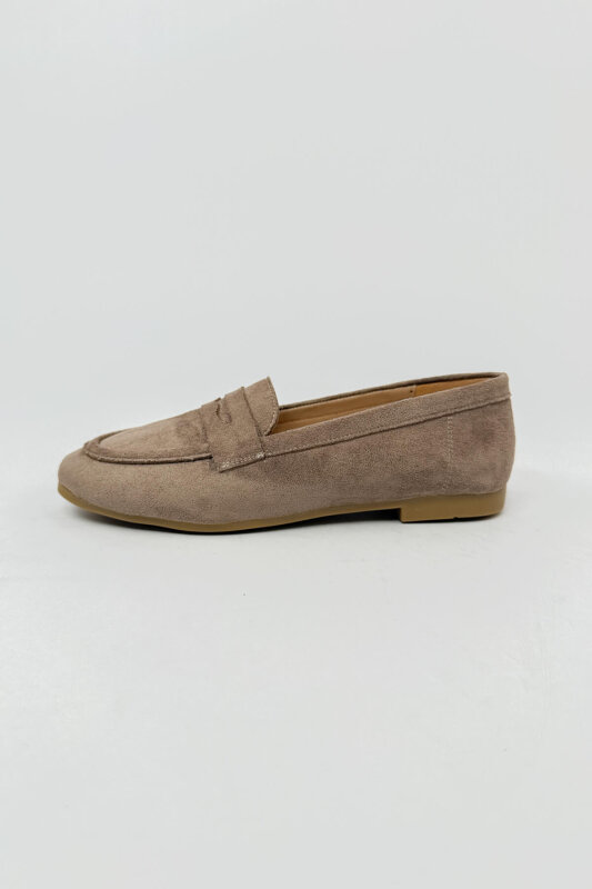 BBT-150 Vizon Süet Klasik Loafer - 5