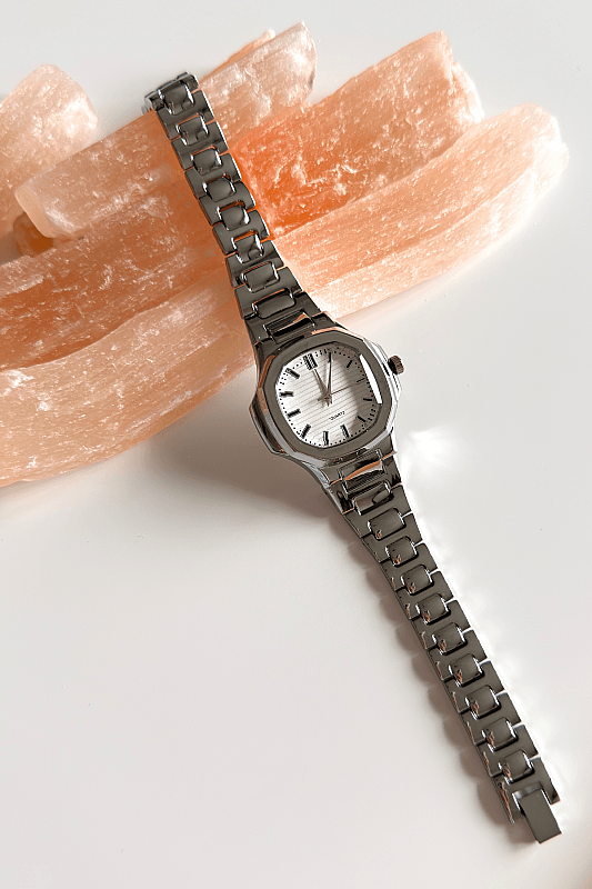 Cali Beyaz Kadran Gold Çelik Kordon Kadın Kol Saati - 1