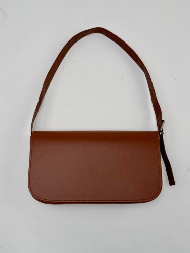 ÇNT-3022 Taba Askılı Baget Suni Deri Omuz Çantası - 2