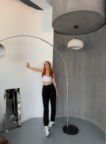 EŞF0010 Siyah Modal Kumaş Paça Lastikli Jogger Eşofman Altı - 5