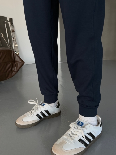 EŞF0012 Lacivert Modal Kumaş Düz Jogger Eşofman Altı (1)