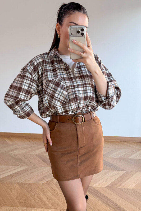 ETK-02343 Taba Cepli Nubuk Mini Etek - 6