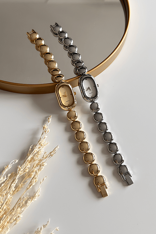 Lexi Gold Kadran Gold Çelik Kordon Kadın Kol Saati (1)