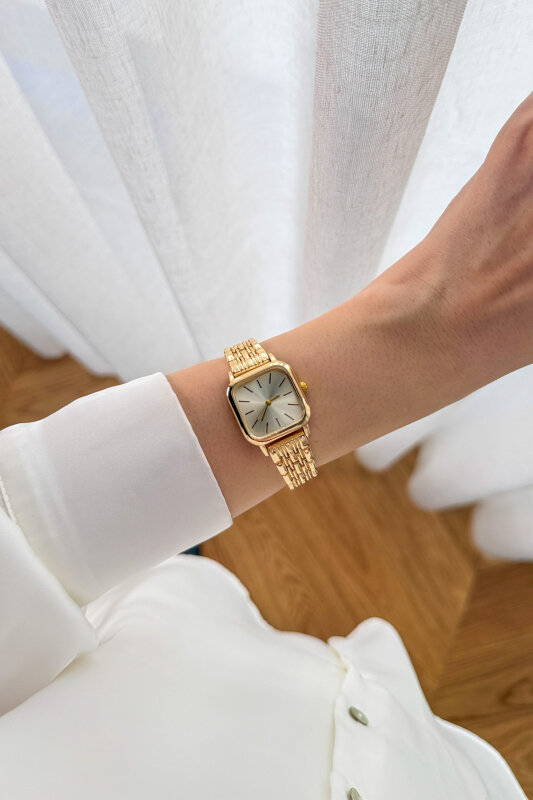 Lowern Acı Kahve Deri Babet-Çanta-Kemer-Saat Seti - 4