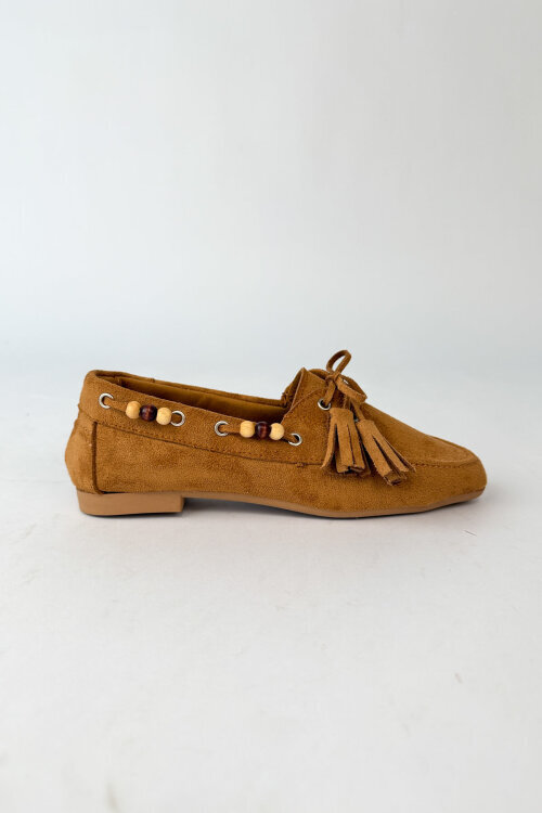 Lucca Serisi Taba Süet Babet-Çanta-Kemer Seti (1)