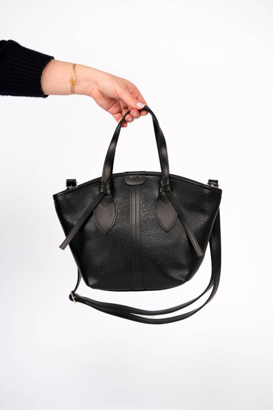 Prestige Serisi Siyah Süet Loafer-Çanta-Kemer Seti - 3