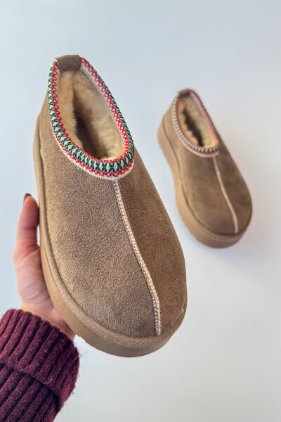 SET2026 Vizon Üçlü Bilek Boy Ayakkabı - Suni Deri Çanta - Süet Şapka Üçlü Set (1)