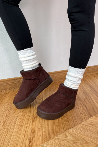 SET2030 Acı Kahve Bilek Boy - Orta Boy İkili Bot Seti - Ücretsiz Kargo - 4