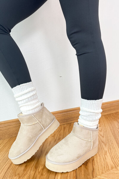 SET2030 Taş Rengi Bilek Boy - Orta Boy İkili Bot Seti - Ücretsiz Kargo - 6