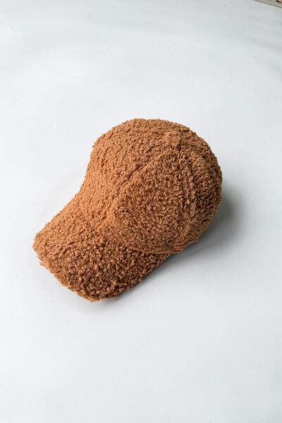 SET2037 Taba Orta Boy Bot - Mini Çanta - Kürklü Cap Üçlü Set - 4