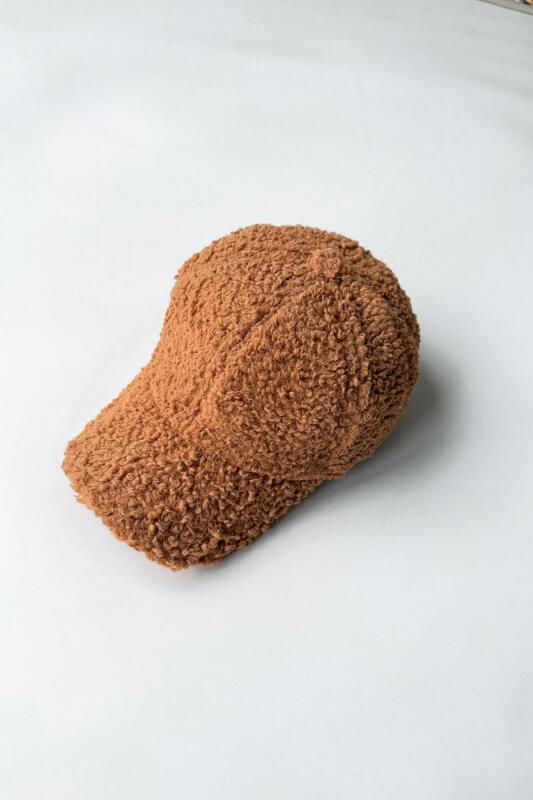 SET2037 Taba Orta Boy Bot - Mini Çanta - Kürklü Cap Üçlü Set - 4