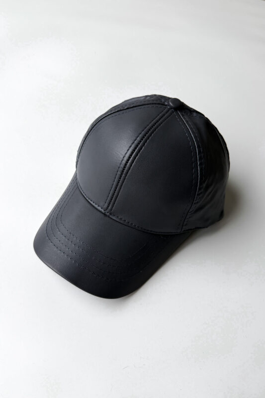 SET2038 Füme Örgü Bilek Bot - Tote Çanta - Deri Capp Üçlü Set - 4