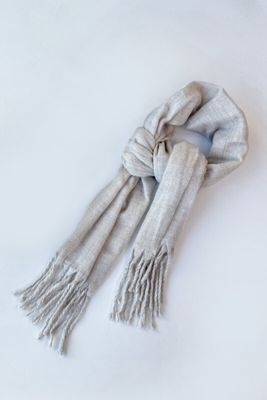 SET2039 Taş Rengi Orta Boy Bot-Çanta-Şapka-Şal Dörtlü Kürklü Set - 5