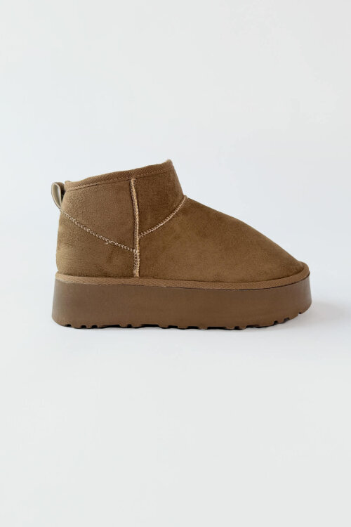 SET2039 Vizon Orta Boy Bot-Çanta-Şapka-Şal Dörtlü Kürklü Set (1)