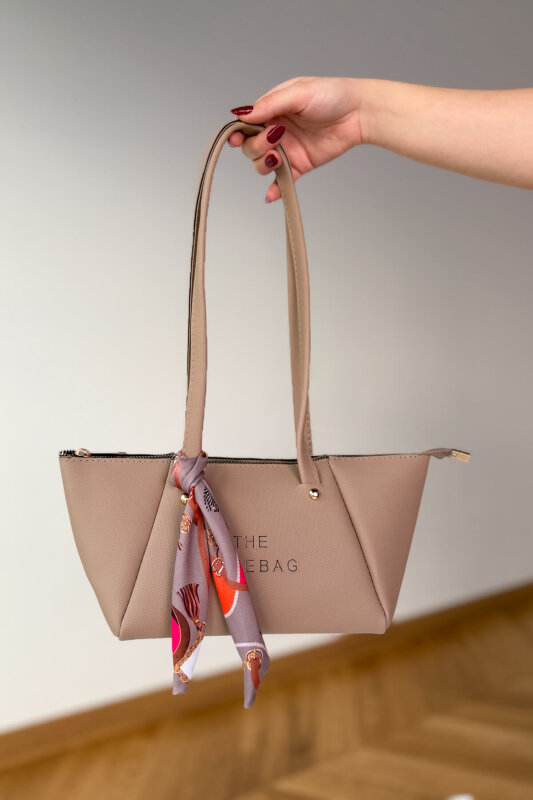 SET2040 Vizon Bilek Boy Bot-Cap-Çanta-Şal Dörtlü Set - 3