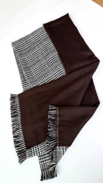 SET2041 Acı Kahve Örgü Bilek Bot-Cap-Şal-Gözlük Dörtlü Set - 3