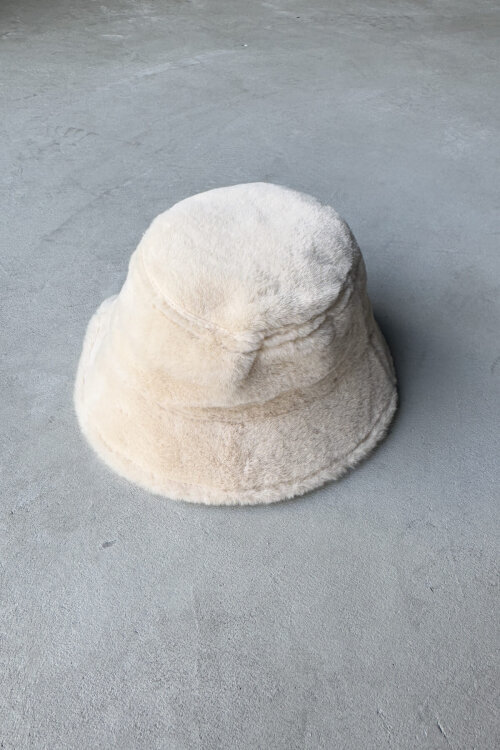 SET2044 Taş Bilek Boy Bot-Şapka-Çanta Kürklü Üçlü Set - 4